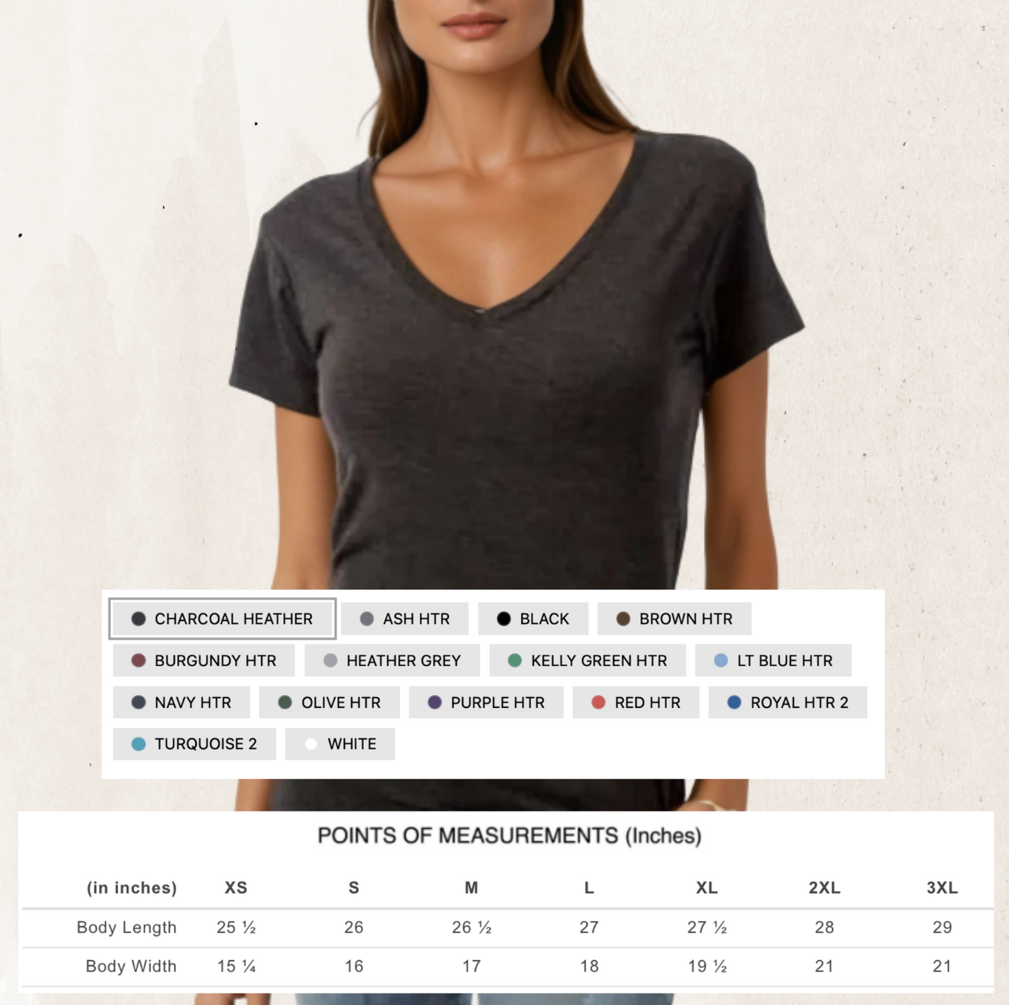 School Name - Ladies V-Neck T-Shirt