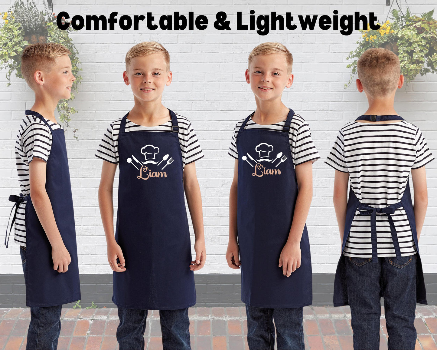 Personalized Kids Apron - Custom Children's Cooking Apron