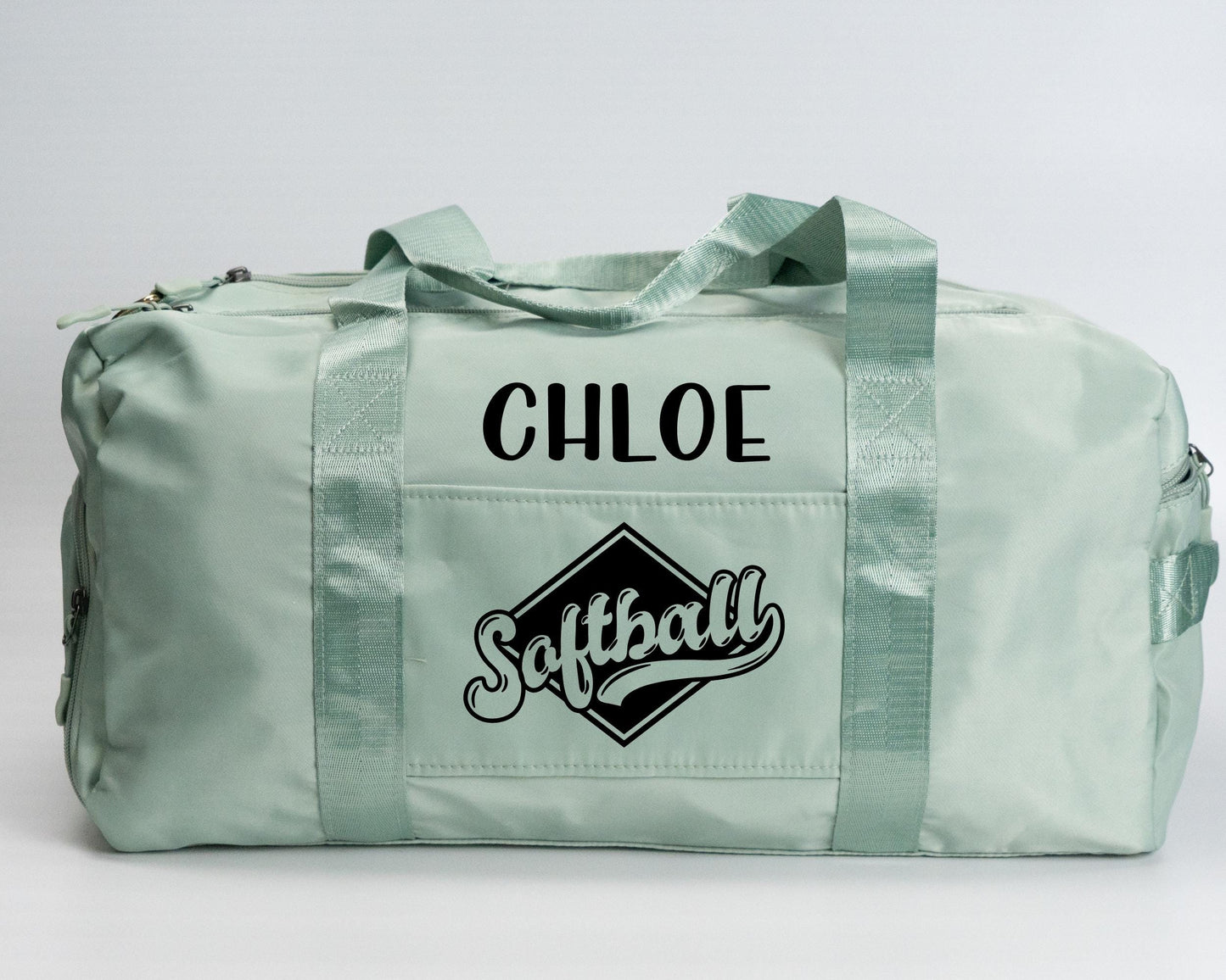 Custom Softball Duffel Bag – Personalized Name & Player Role