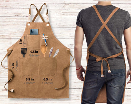 Personalized "Plant Mama" or "Plant Daddy" Gardening Canvas Apron