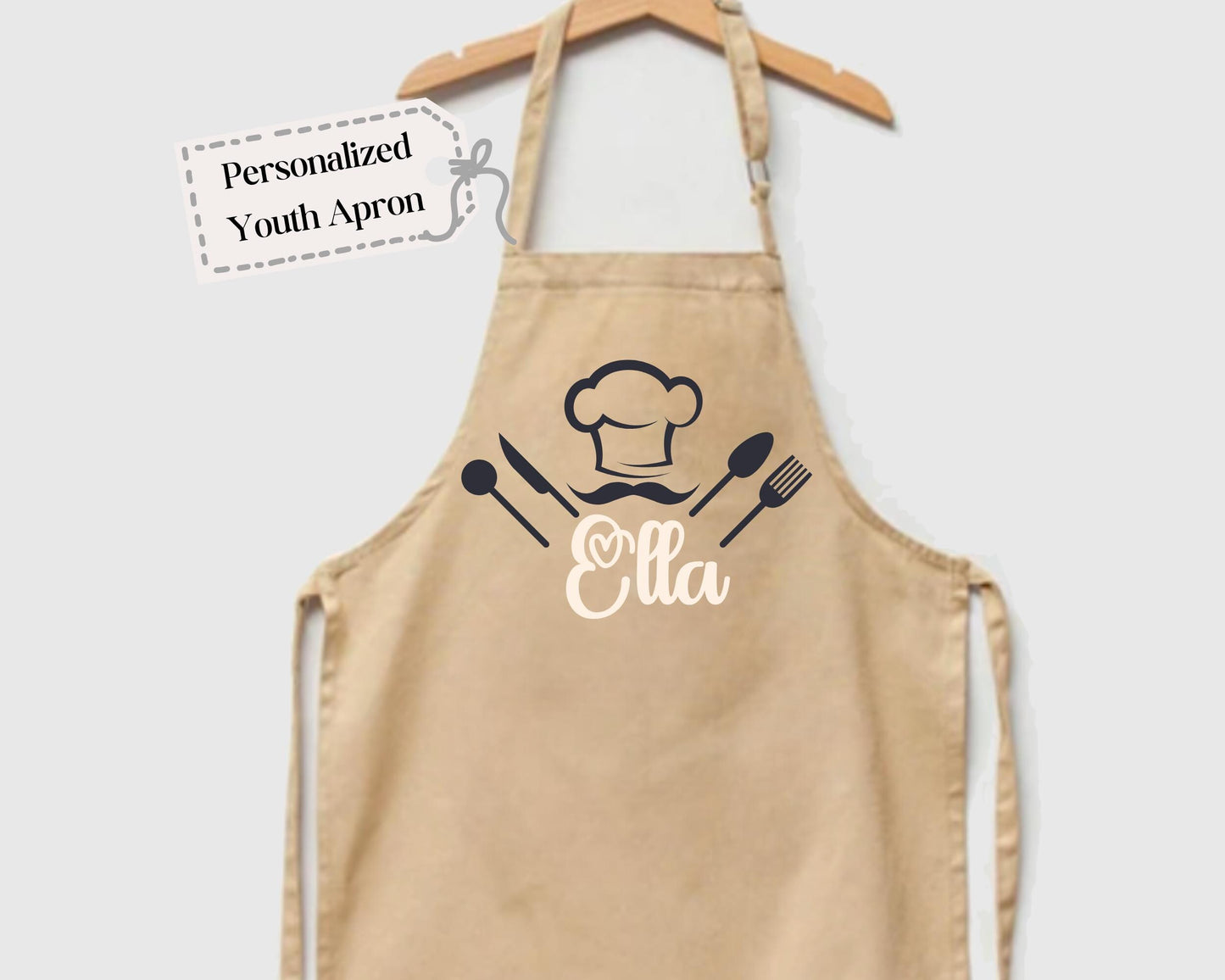 Personalized Kids Apron - Custom Children's Cooking Apron