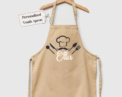 Personalized Kids Apron - Custom Children's Cooking Apron