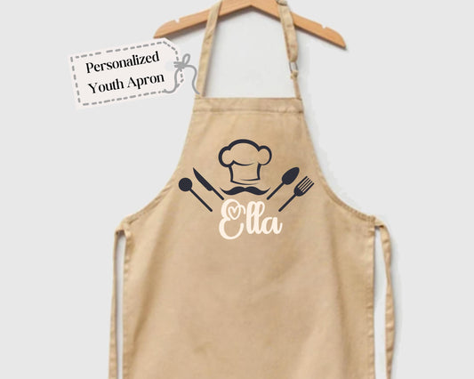 Personalized Kids Apron - Custom Children's Cooking Apron