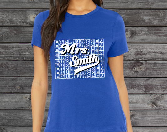School Name - Ladies Fit T-Shirt