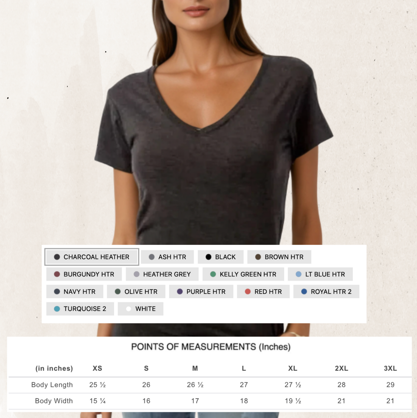 Custom Grade / Role - Ladies V-Neck T-Shirt