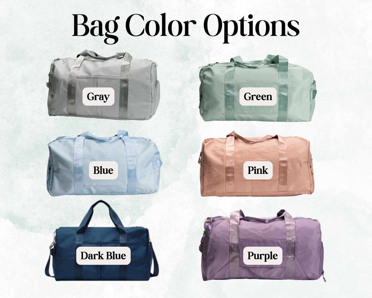 Personalized Name Duffel Bag