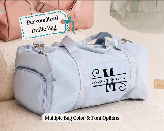 Personalized Name Duffel Bag