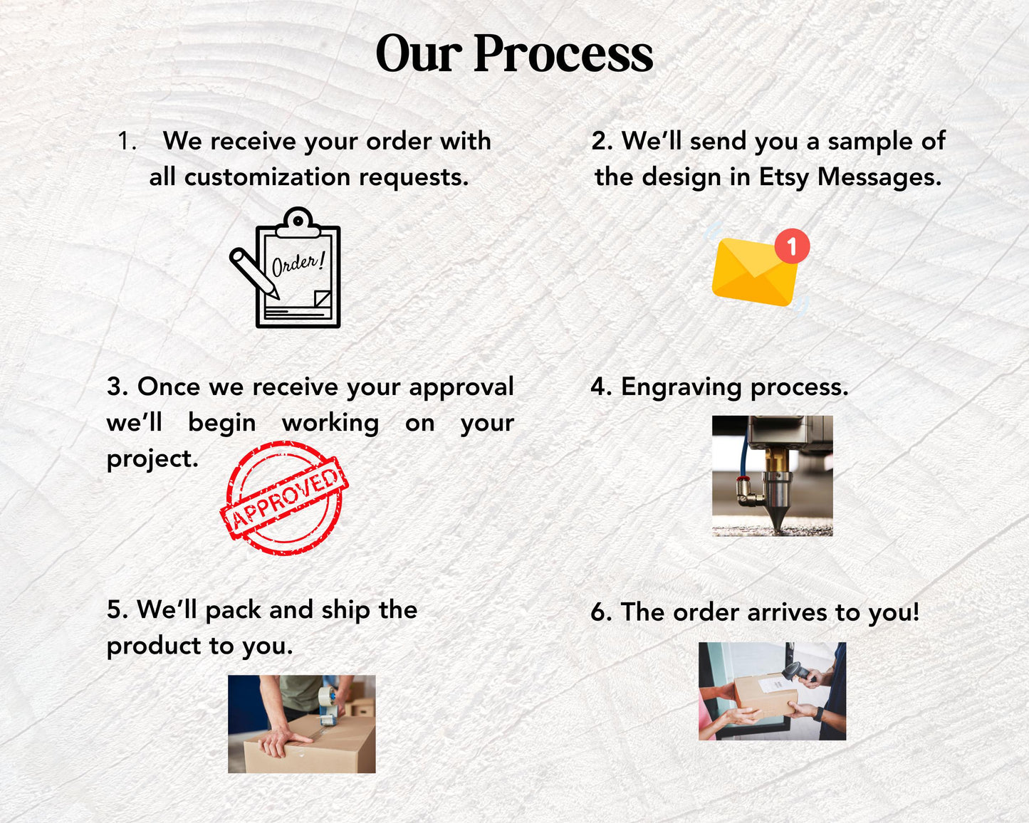 Personalized Handwriting Recipe Cutting Board - Bamboo or Walnut