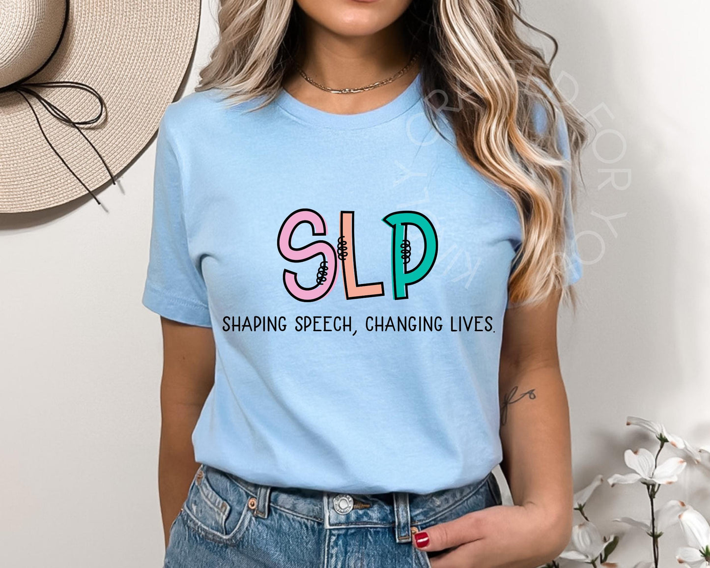 Unisex SLP Shirt – Shaping Speech Changing Lives