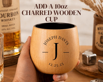 Custom Engraved Whiskey Infusion Kit – Perfect Golf Gift for Spirits Enthusiasts, Stylish Home Bar Accessory, Make Flavorful Cocktails