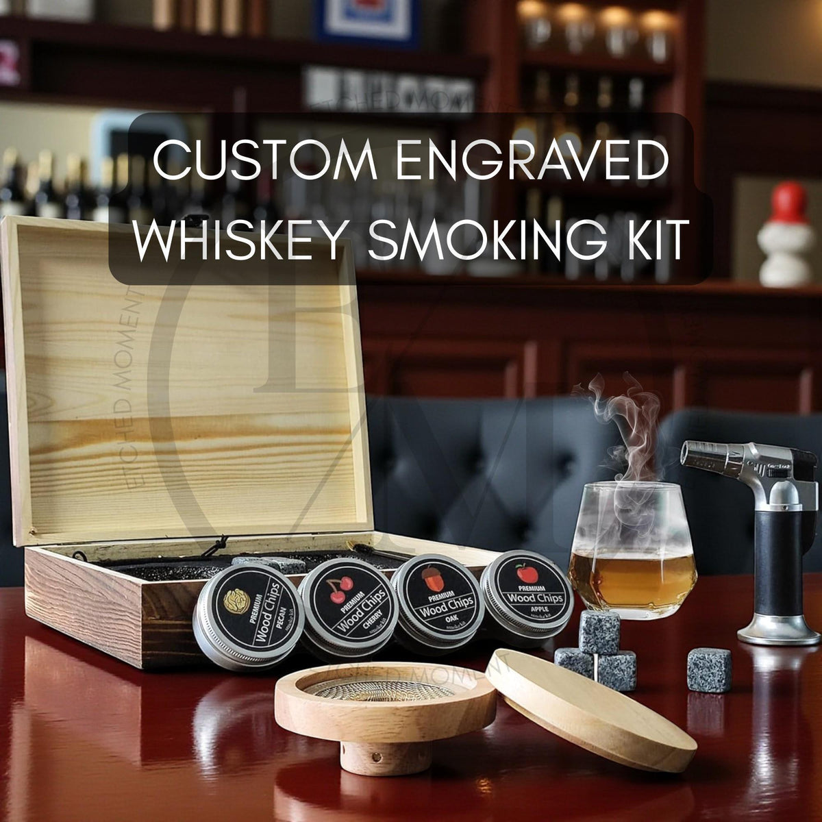 Custom Engraved Whiskey Infusion Kit – Perfect Golf Gift for Spirits Enthusiasts, Stylish Home Bar Accessory, Make Flavorful Cocktails