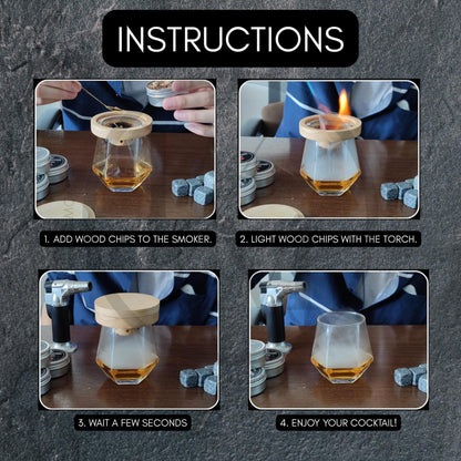 Custom Engraved Whiskey Infusion Kit – Perfect Golf Gift for Spirits Enthusiasts, Stylish Home Bar Accessory, Make Flavorful Cocktails