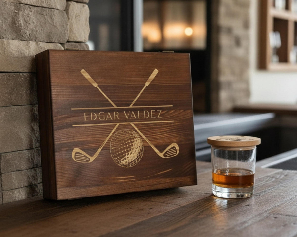 Custom Engraved Whiskey Infusion Kit – Perfect Golf Gift for Spirits Enthusiasts, Stylish Home Bar Accessory, Make Flavorful Cocktails