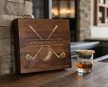 Custom Engraved Whiskey Infusion Kit – Perfect Golf Gift for Spirits Enthusiasts, Stylish Home Bar Accessory, Make Flavorful Cocktails