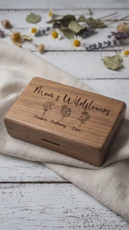 Personalized Memorial Jewelry Box